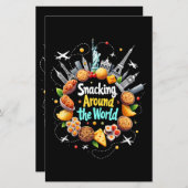 世界中を飛び回るファストフード旅行車 (正面/裏面)