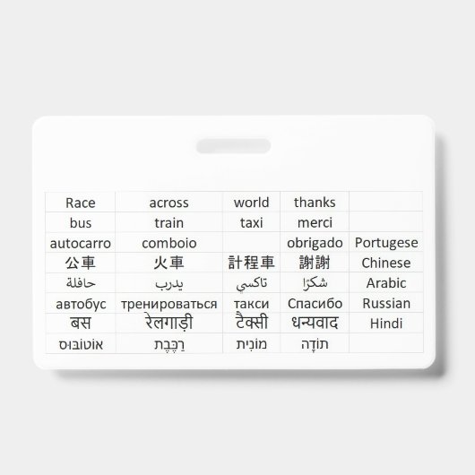 世界中を駆け巡る バッジ (正面)
