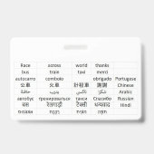 世界中を駆け巡る バッジ (裏面)