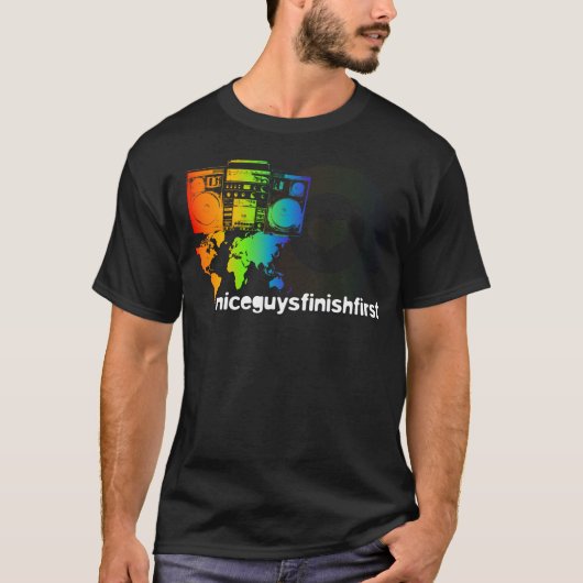世界中人の動揺 Tシャツ (正面)