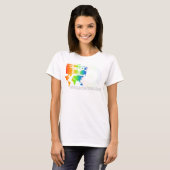 世界中女性の動揺 Tシャツ (正面フル)