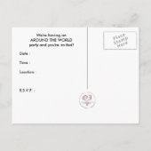 世界中: starshine インビテーションポストカード (裏面)