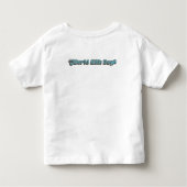 世界乳ユニーク日デザイン トドラーTシャツ (裏面)