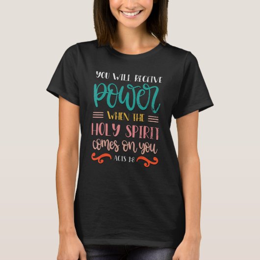 世界交流への証人を権限を与える使命 Tシャツ (正面)