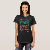 世界交流への証人を権限を与える使命 Tシャツ (正面フル)