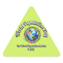 世界人口記念日。世界の人口は重要だ。