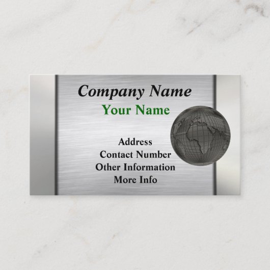 世界企業カード 名刺 (正面)