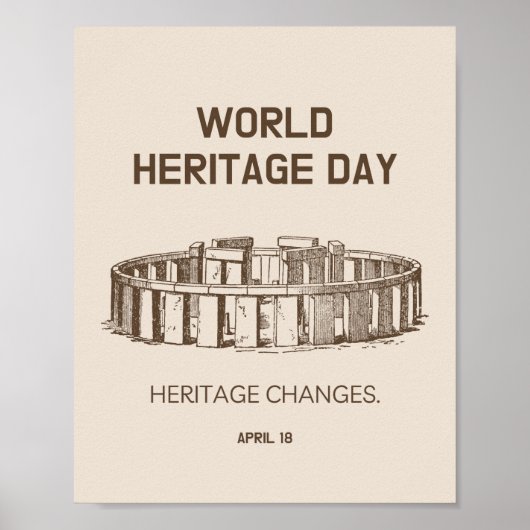 世界伝統デー2023伝統の変更 ポスター (正面)