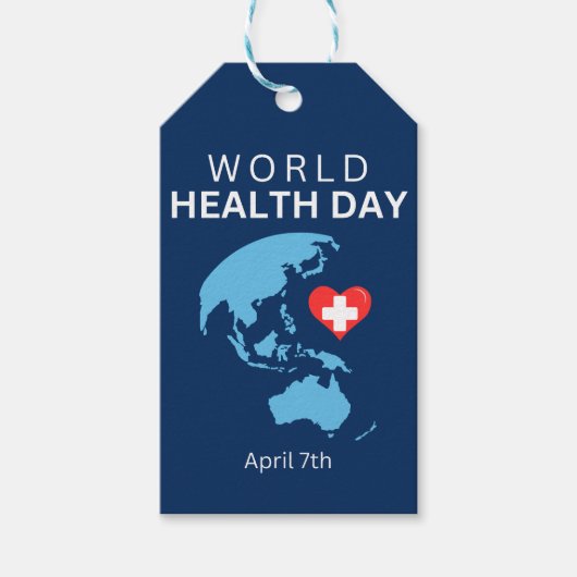 世界保健の日4月7日 ギフトタグ (正面)