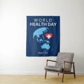 世界保健の日4月7日 タペストリー (インサイチュ)