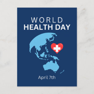 世界保健の日4月7日 ポストカード