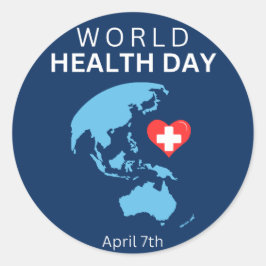 世界保健の日4月7日 ラウンドシール
