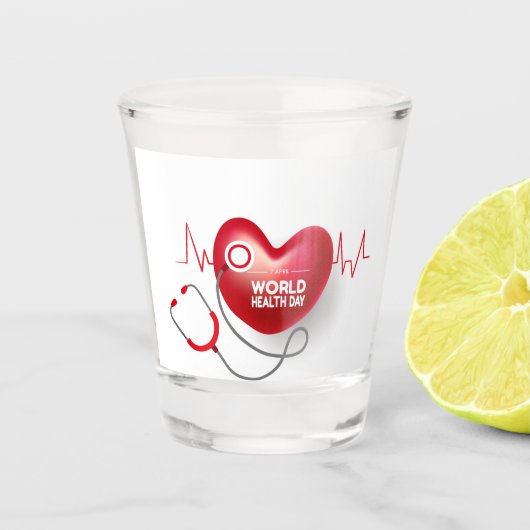 世界保健デー ショットグラス (正面)