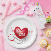 世界保健デー ペーパープレート (パーティー)