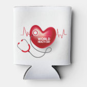 世界保健デー 缶クーラー (正面)