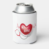 世界保健デー 缶クーラー (缶裏面)