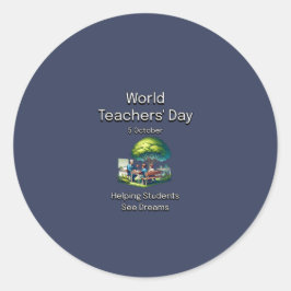 世界先生の日。の救済生徒は夢を見る。 ラウンドシール