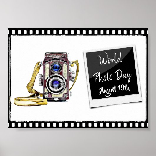 世界写真日威厳がある第19回小ポスター看板 ポスター (正面)