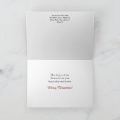 世界冬枯れクリスマスカードへの喜び シーズンカード (内部)