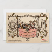 世界初のクリスマスカード（1873年） シーズンカード (裏面)