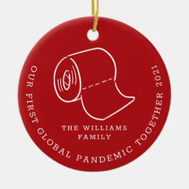 世界初のクリスマス・ホリデー写真 セラミックオーナメント