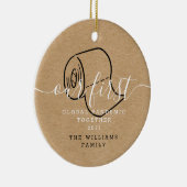 世界初のクリスマス・ホリデー写真 セラミックオーナメント (右)