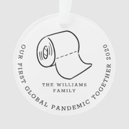 世界初のパンデミック同時多発ホリデー写真 オーナメント