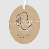 世界初のパンデミック同時多発ホリデー写真 オーナメント (正面)