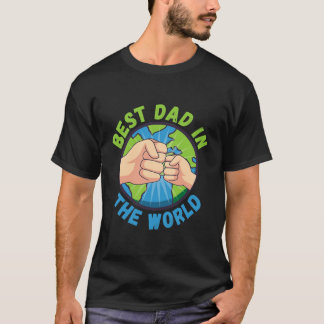 世界初のポ最高のンプの父の日のパパ Tシャツ