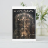 世界初の自撮り？ サンキューカード (スタンド正面)