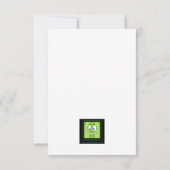 世界初の自撮り？ サンキューカード (裏面)