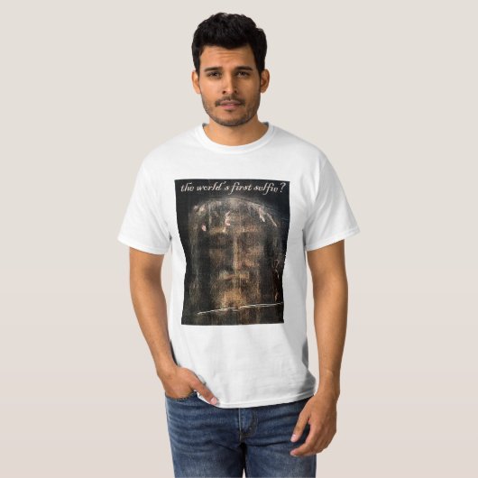 世界初の自撮り? Tシャツ (正面フル)