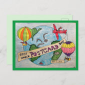 世界初はがき日はがき ポストカード (正面/裏面)