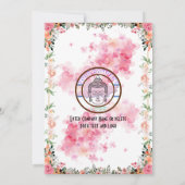 世界創造神ヴィシュワカルマ・プージャ　花 招待状 (裏面)