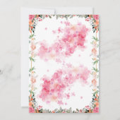 世界創造神ヴィシュワカルマ・プージャ　花 招待状 (裏面)