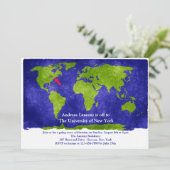 世界勉強の卒業/遠くにパーティー招待状 招待状 (スタンド正面)