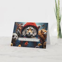 世界動物の日 カード