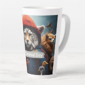 世界動物デー カフェラテマグ (右アングル)