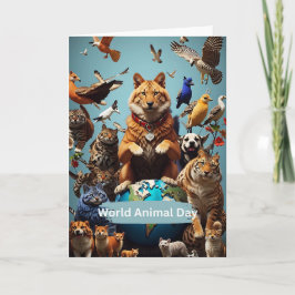 世界動物デー カード
