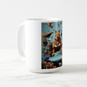 世界動物デー コーヒーマグカップ (正面左)