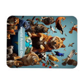 世界動物デー マグネット (横)