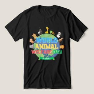世界動物愛護日10月4日 トライブレンドTシャツ