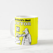世界医最高の者 コーヒーマグカップ (正面左)