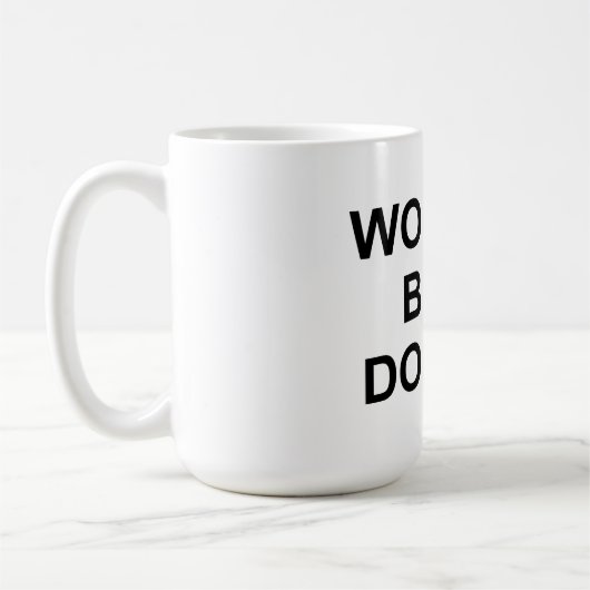 世界医最高の者 コーヒーマグカップ (左)