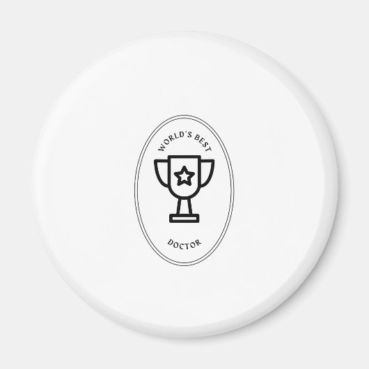 世界医最高の者 マグネット (正面)