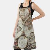 世界半球の古い地図。フレデリックによって作成 エプロン (インサイチュ)