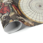 世界半球の古い地図。フレデリックによって作成 ラッピングペーパー (ロールコーナー)