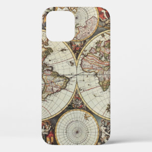 世界半球の古い地図。フレデリックによって作成 iPhone 12ケース