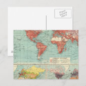 世界商業地図 ポストカード (正面/裏面)