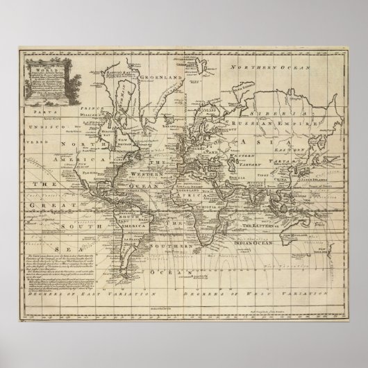 世界図 ポスター (正面)